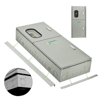 Nature's Generator 125A Automatic Transfer Switch – Flush Mount for Whole Home Backup