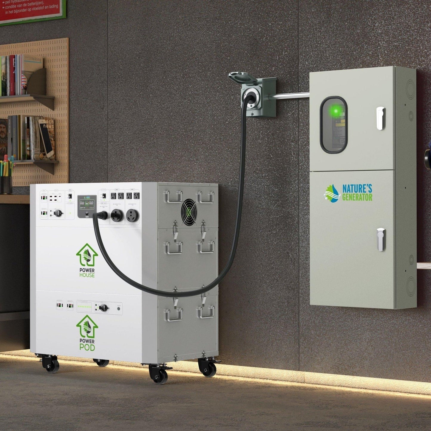 Nature's Generator 30A Power Inlet Box – Outdoor Generator Connection for Transfer Switches