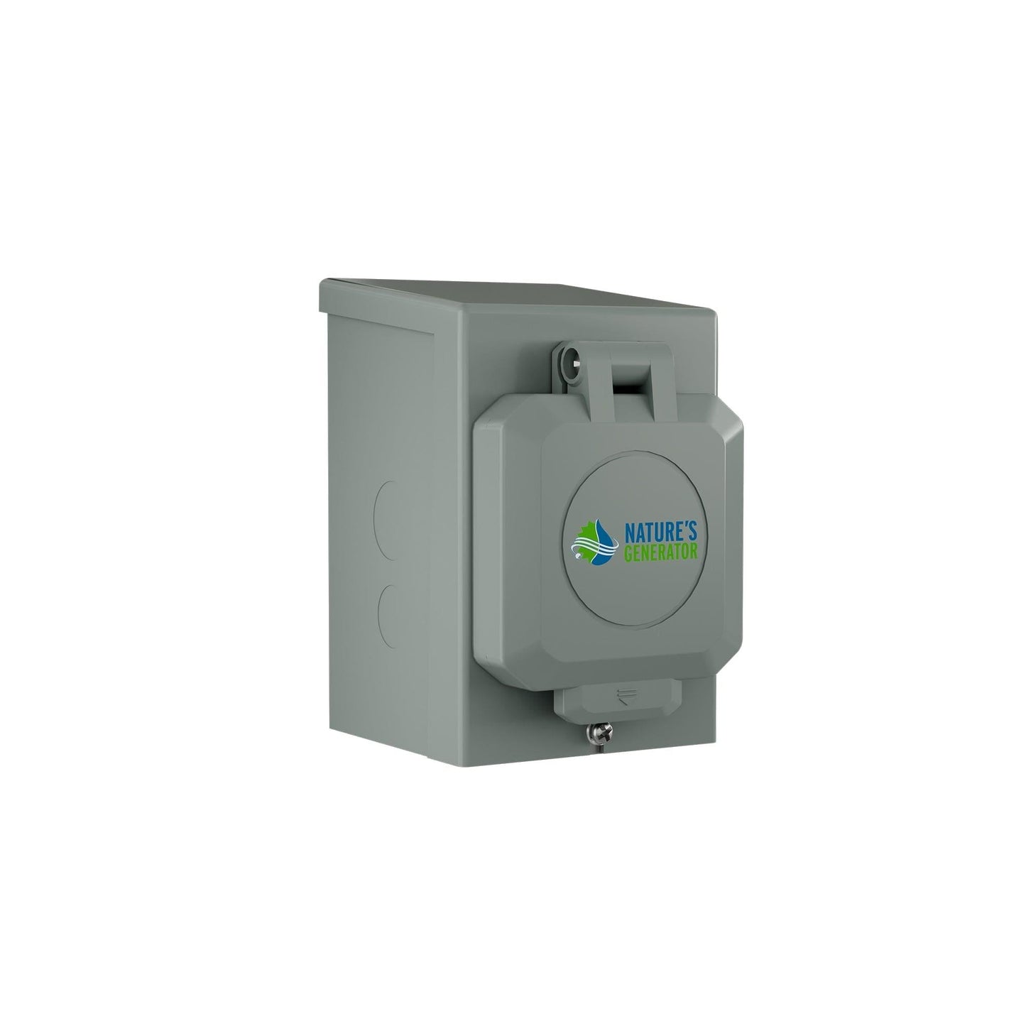 Nature's Generator 30A Power Inlet Box – Outdoor Generator Connection for Transfer Switches