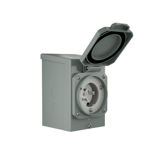 Nature’s Generator 50A Power Inlet Box – Outdoor Generator Interface for Transfer Switches