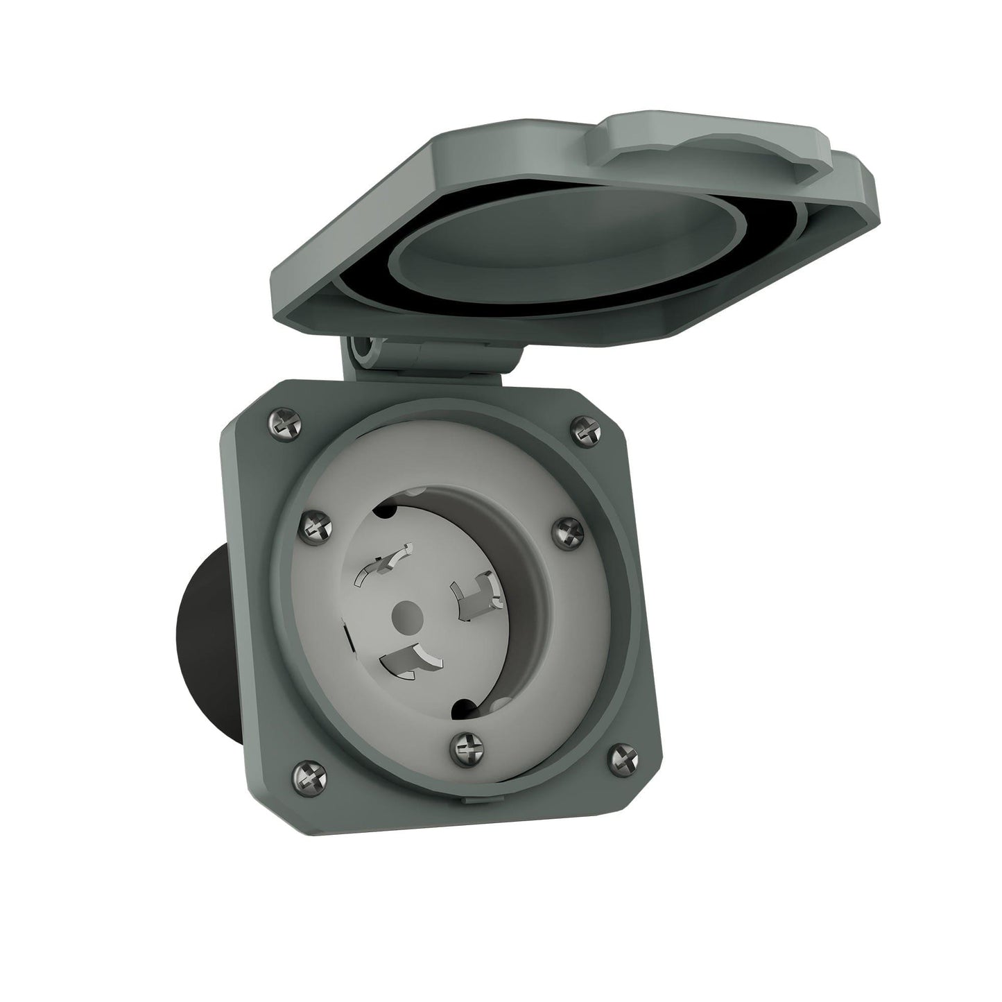 Nature’s Generator 50A Power Inlet Box – Outdoor Generator Interface for Transfer Switches