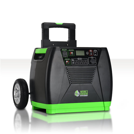 Nature’s Generator Elite – 1920W Solar Generator with AC/DC Outputs & App Control