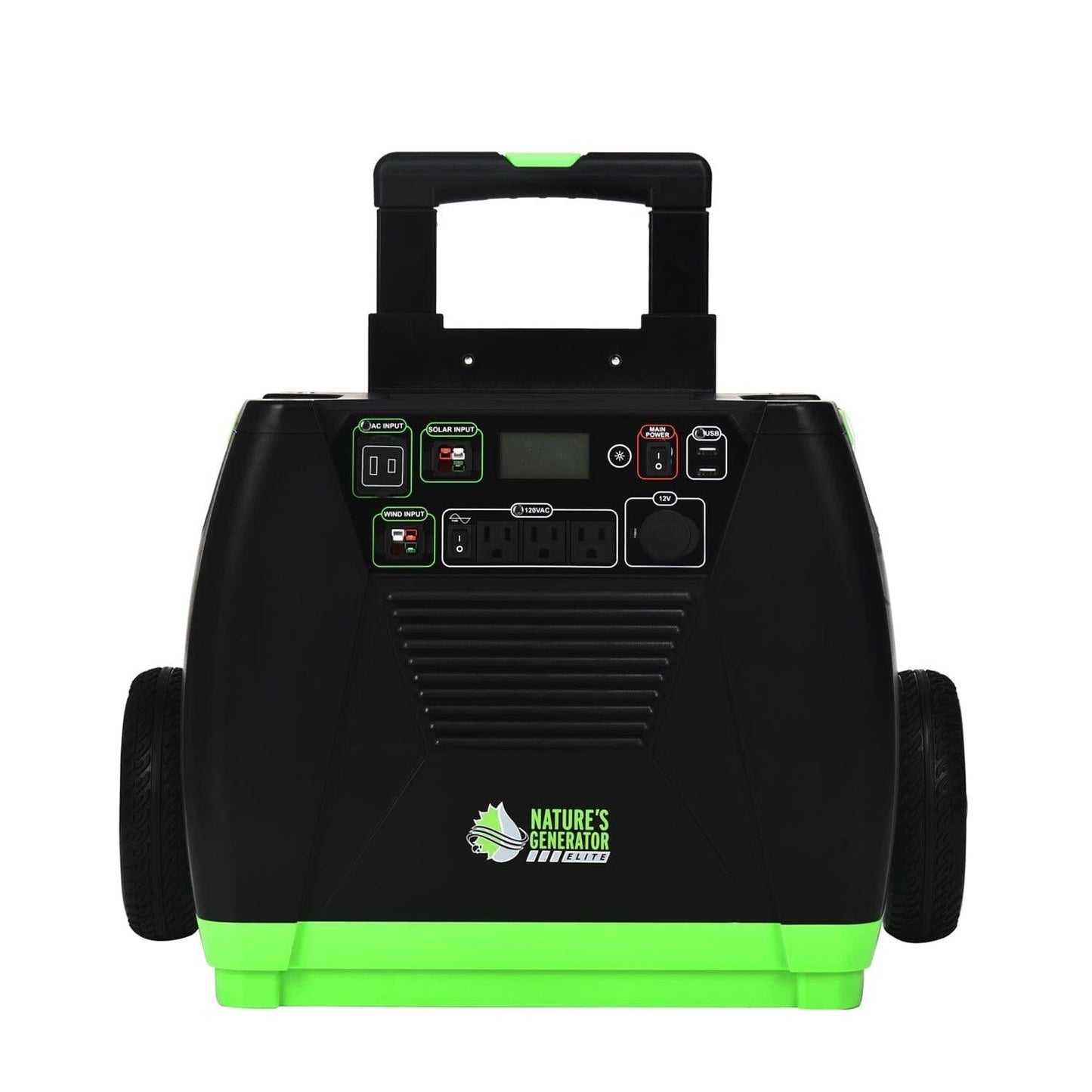 Nature’s Generator Elite – 1920W Solar Generator with AC/DC Outputs & App Control