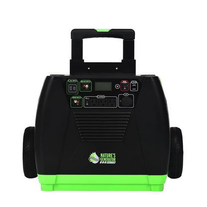 Nature’s Generator Elite – 1920W Solar Generator with AC/DC Outputs & App Control