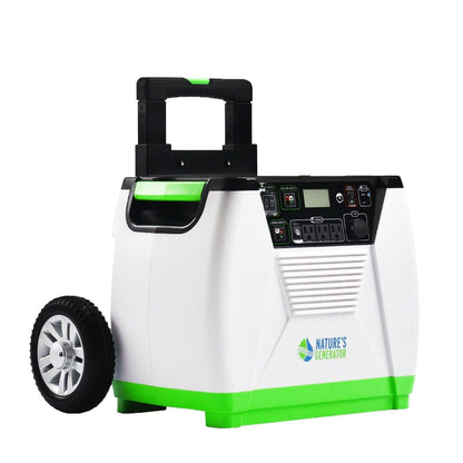 Nature’s Generator Gold System – 1800W Solar Generator Kit with 100W Panel & Cart