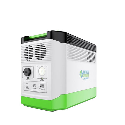 Nature’s Generator Lithium 1800 Power Station, 1800W Solar Generator with LiFePO₄ Battery