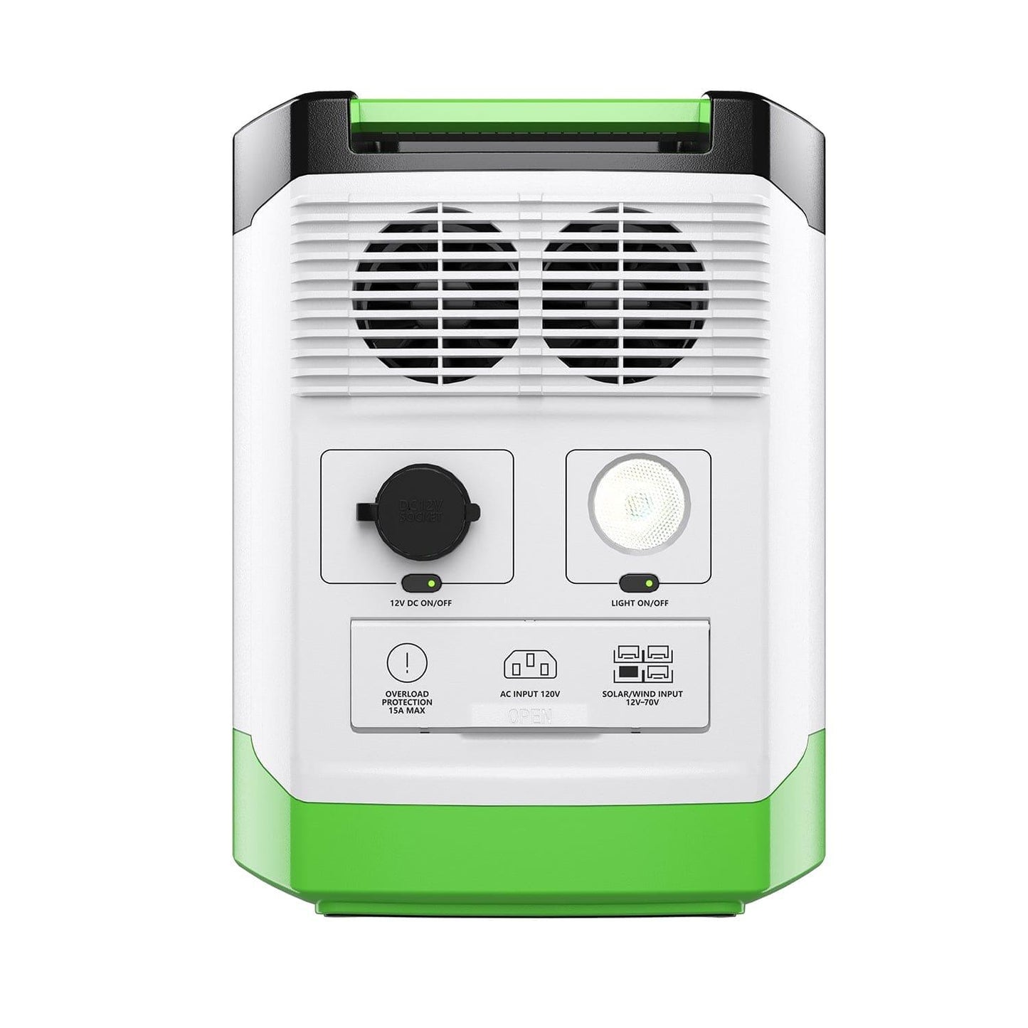 Nature’s Generator Lithium 1800 Solar Generator – 1800W Portable Power Station with LiFePO4 Battery