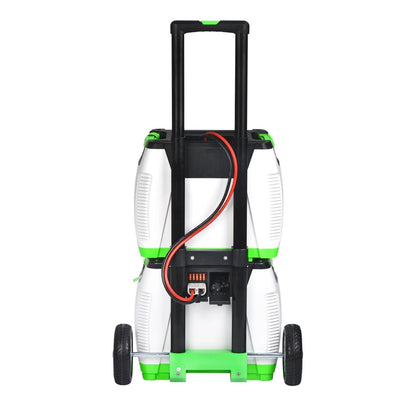 Nature’s Generator – Platinum System, 1800W Solar Generator with 2x Power Pods and 100W Panel