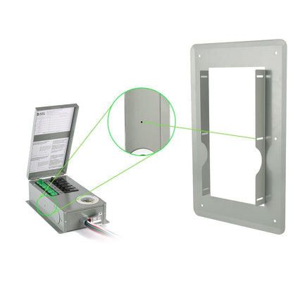 Nature’s Generator Power Transfer Switch – Flush Mount, 6-Circuit, Indoor Use