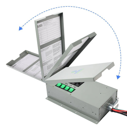 Nature’s Generator Power Transfer Switch Kit – 6-Circuit 125V Manual Transfer Switch with Inlet Box and Cable