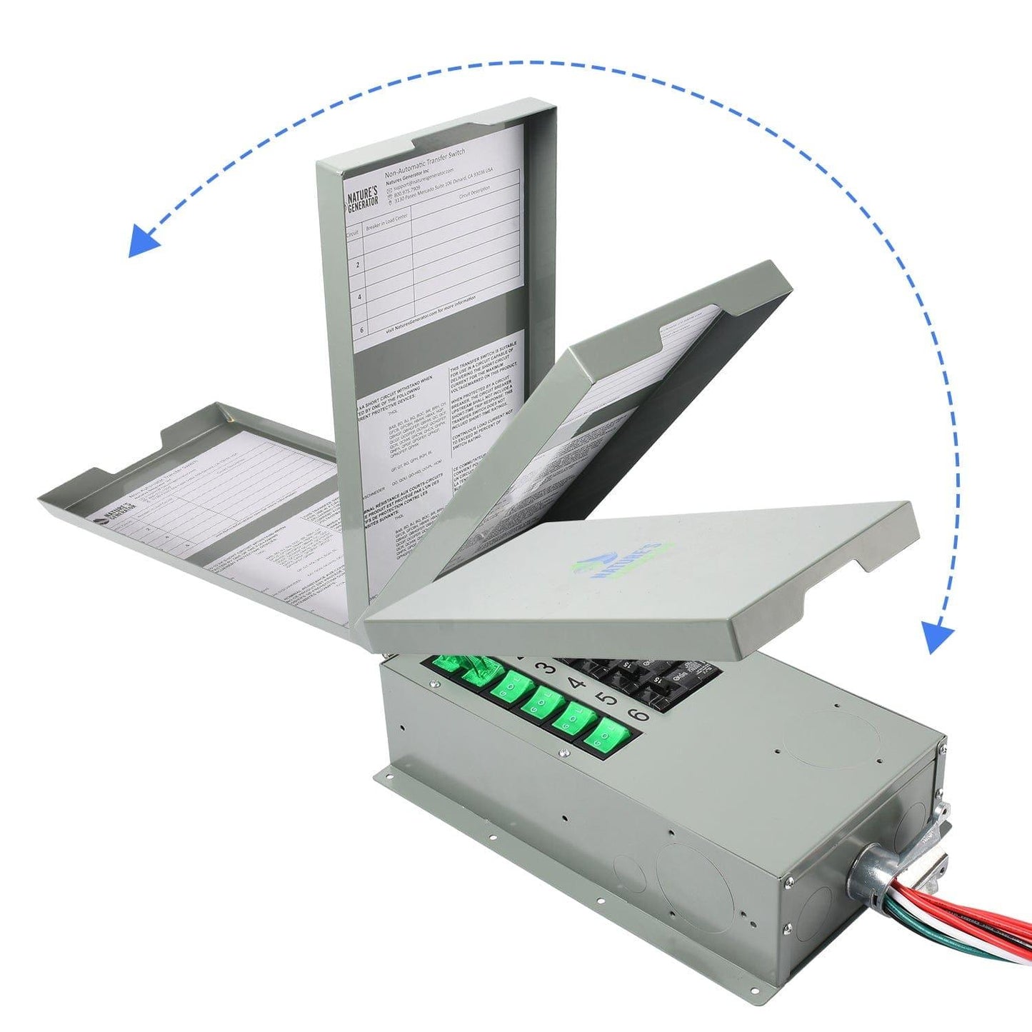 Nature’s Generator Powerhouse Gold PE System – 7200W Solar Generator Kit with 2 Panels & PE Transfer Switch