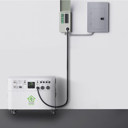 Nature’s Generator Powerhouse Gold PE System – 7200W Solar Generator Kit with 2 Panels & PE Transfer Switch