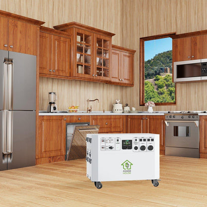 Nature’s Generator Powerhouse Gold Plus PE System – 7200W Solar Generator Kit with 4 Panels & PE Transfer Switch