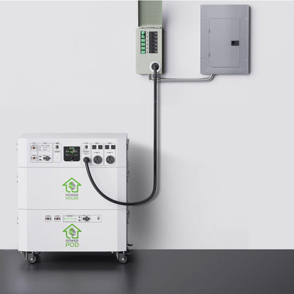 Nature’s Generator Powerhouse Platinum Plus PE System – 7200W Solar Generator Kit with 6 Panels & PE Transfer Switch