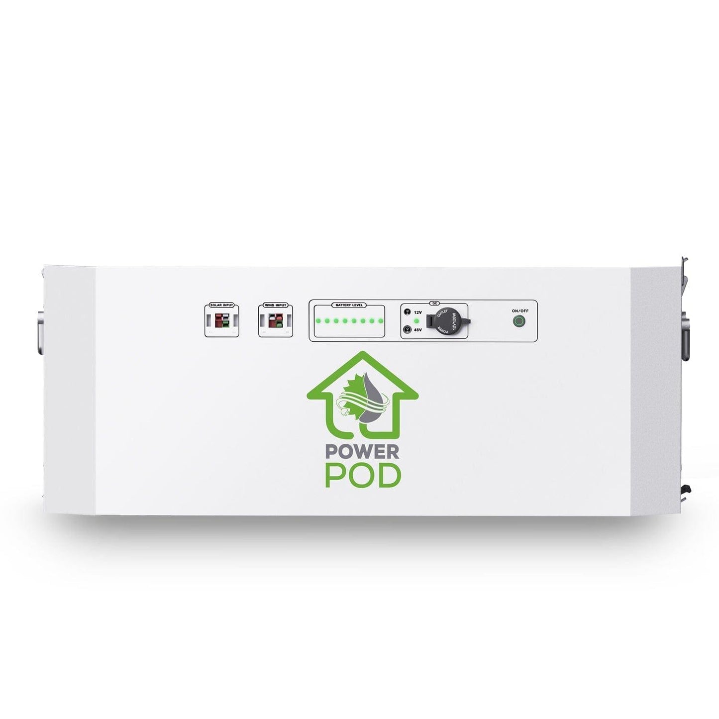 Nature’s Generator Powerhouse Power Addition Plus – 4800Wh AGM Battery Expansion Pod with Solar Panel