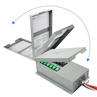 Nature’s Generator Powerhouse Transfer Switch Kit – 12-Circuit Flush Mount for Indoor Backup Power