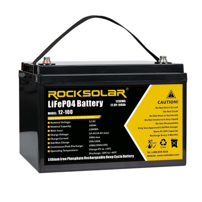 ROCKSOLAR 1000W 12V Off-Grid Solar Water Pump System – Complete Kit with Panels, Battery & Inverter