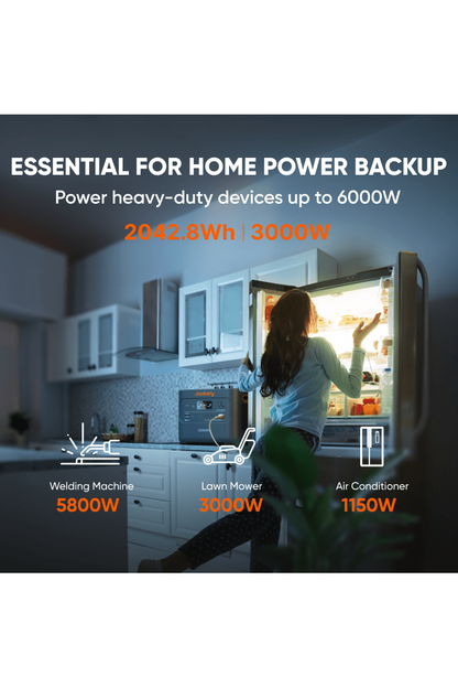 Jackery Explorer 2000 Plus Series – Solar Generator Bundles with Expansion Options (4kWh–6kWh)
