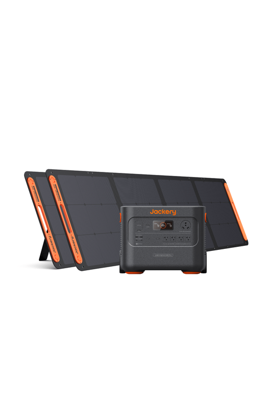 Jackery Explorer 2000 Plus Series – Solar Generator Bundles with Expansion Options (4kWh–6kWh)