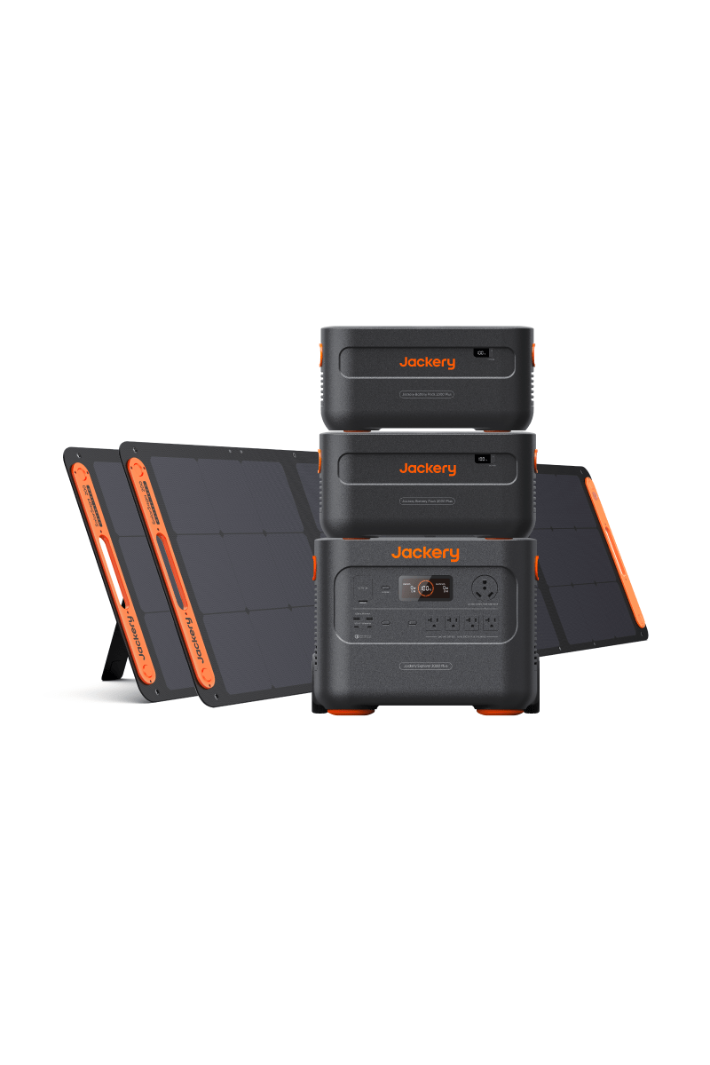 Jackery Explorer 2000 Plus Series – Solar Generator Bundles with Expansion Options (4kWh–6kWh)