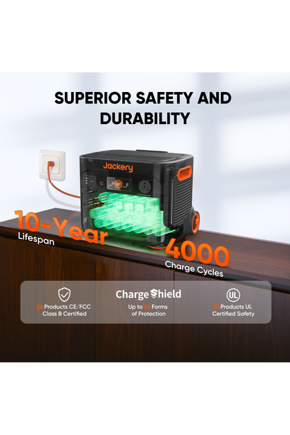 Jackery Explorer 2000 Plus Series – Solar Generator Bundles with Expansion Options (4kWh–6kWh)